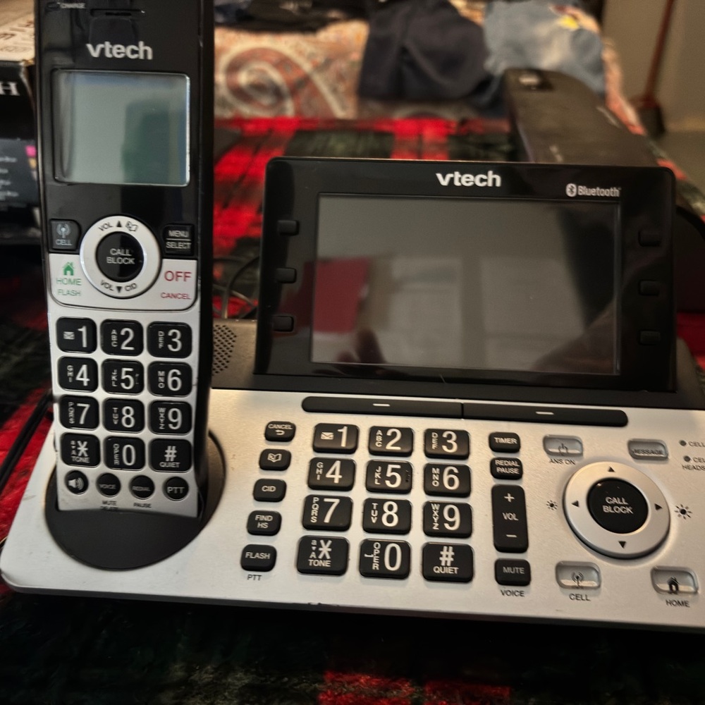 VTech Dual-Color Bluetooth Cordless Phone